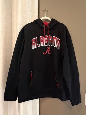 NWT Alabama Crimson Tide Black Men's Colosseum Hoodie, Size XXL